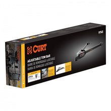 Load image into Gallery viewer, Curt Tow Bar with Adjustable-Width Arms Car Mount 2 Inch Ball 5000 lbs. Safety Cables and Coupler Lock Sold Separately) RockJock 4X4