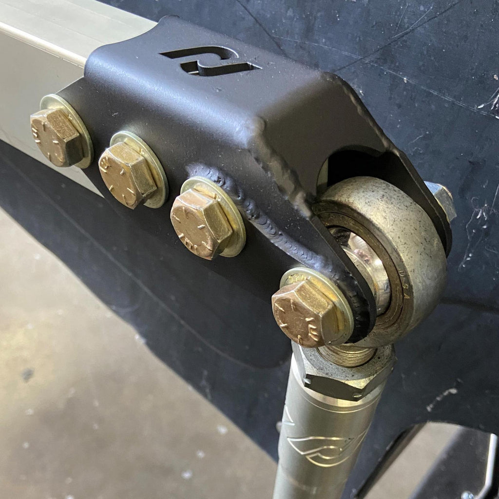 Antirock Double Sheer End Link Bracket Kit for PreRunner Arms Chromoly w/ Hardware RockJock 4X4