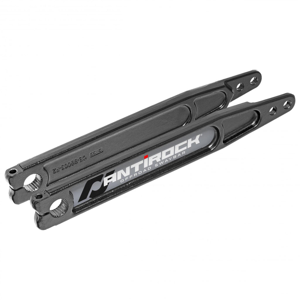 Antirock Forged Chromoly Sway Bar Arms 15.2 Inch Long C-C Includes Stickers Pair RockJock 4x4
