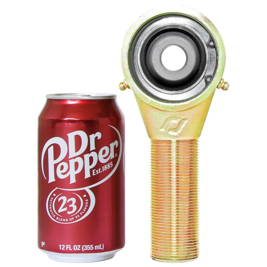 Johnny Joint Rod End 3 Inch Narrow Forged 1 1/2 Inch-12 LH Threads 3.550 Inch x .827 Inch Ball Externally Greased RockJock 4x4