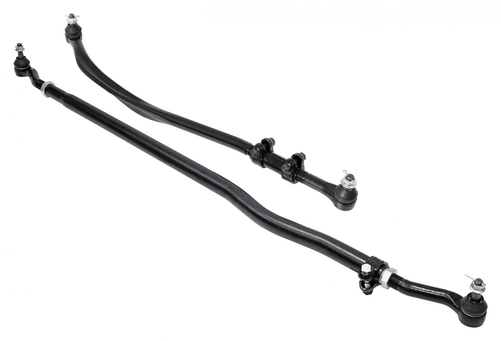 Currectlync Wrangler JK High Steer Kit For Stab. Shock And Jeep JL/JT Trac Bar Incl. Knuckles Drag Link Tie Rod Trac Bar Tb Reloc/Shock Mount Tr Clamp RockJock 4x4