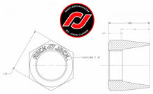 Load image into Gallery viewer, RockNut Kit (Nut and Bung) 1 1/4 Inch RH Thread RockJock 4X4