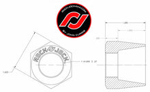 Load image into Gallery viewer, RockNut Kit (Nut and Bung) 1 Inch RH Thread RockJock 4X4