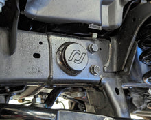 Load image into Gallery viewer, Frame Tube Plugs for JK Frame Front CNC Machined Black Delrin RockJock 4X4