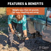 Load image into Gallery viewer, Curt Rambler Steel RV Tow Bar 7500 Lbs. 2 Inch Shank) Includes Tow Bar Safety Cables Hitch Pin and Clip RockJock 4X4