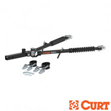 Load image into Gallery viewer, Curt Rambler Steel RV Tow Bar 7500 Lbs. 2 Inch Shank) Includes Tow Bar Safety Cables Hitch Pin and Clip RockJock 4X4