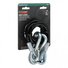 Load image into Gallery viewer, Curt Towing Safety Cable Kit (44 1/2 Inch Long w/ 2 Snap Hooks 5000 lbs. 2-Pack) RockJock 4X4
