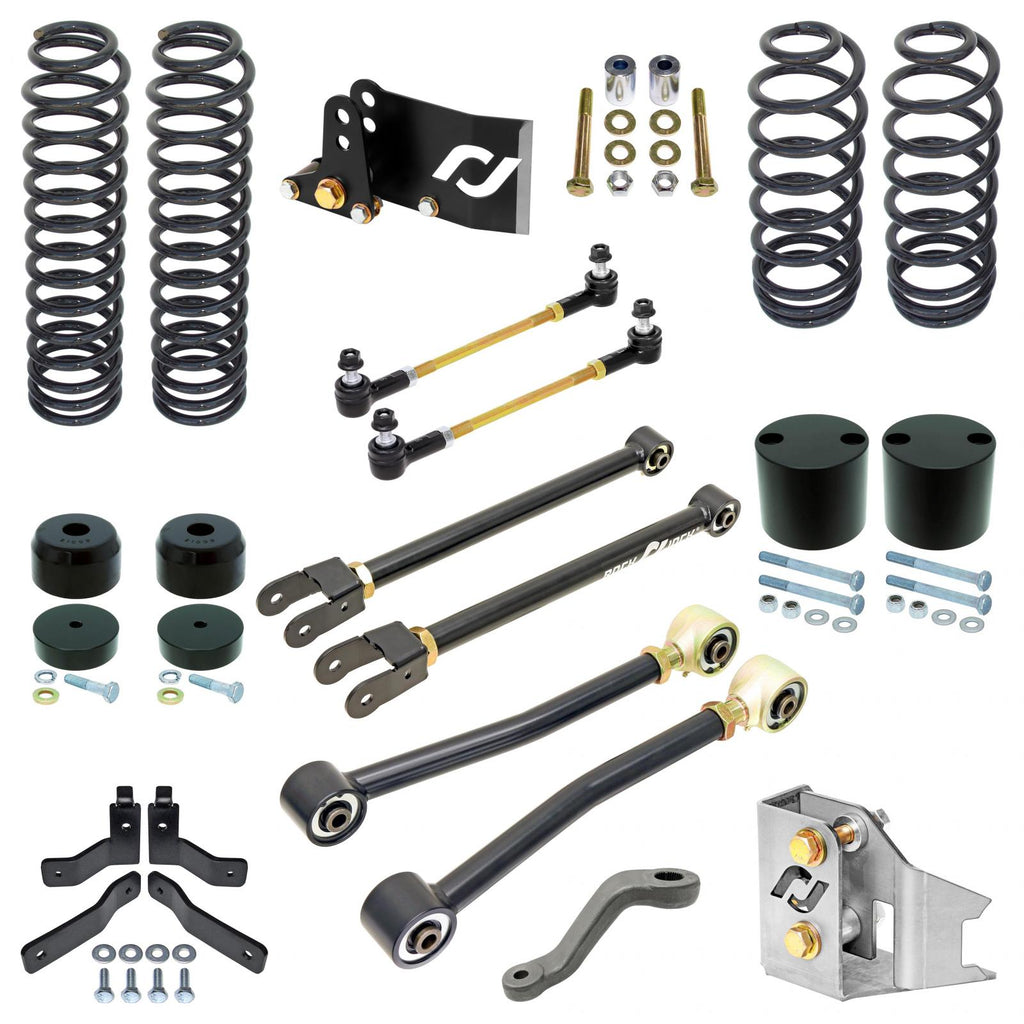 Sport Edition Johnny Joint Suspension System for JK Wrangler (2-door) 4 Inch lift RockJock 4X4