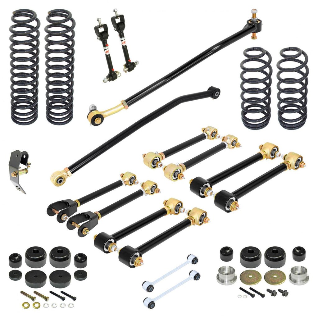 Pro Edition Johnny Joint Suspension System for TJ 4 Inch lift RockJock 4X4