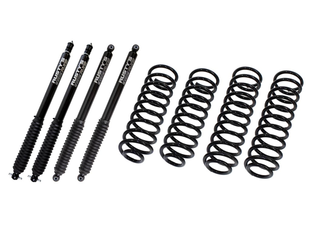 Rusty's Off Road Products RX800 Series (SKU: R827 / R826) Rusty's JK Wrangler 2" Basic Kit