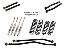Load image into Gallery viewer, Rusty's Off Road Products RX100 Series (SKU: RX-27 / RX26) / Adjustable Control Arms with Forged Rubber Ends (SKU: RC-CA211-JK / RC-CA212-JKJL) Rusty's JK Wrangler 2" Plus Kit
