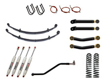Load image into Gallery viewer, Rusty's Off Road Products RX100 Series (SKU: RX-27 / RX-26) / Adjustable Control Arms with Forged Rubber Ends (SKU: RC-CA211-UV / RC-CA221-UV) / Dana 35 / Dana 44 (SKU: RC-UB-2) Rusty's XJ Cherokee 3" Advanced Kit