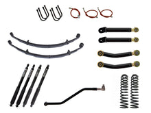 Load image into Gallery viewer, Rusty's Off Road Products RX800 Series (SKU: R-827 / R-826) / Adjustable Control Arms with Forged Flex Ends (SKU: RC-CA411-UV / RC-CA421-UV) / Dana 35 / Dana 44 (SKU: RC-UB-2) Rusty's XJ Cherokee 3" Advanced Kit
