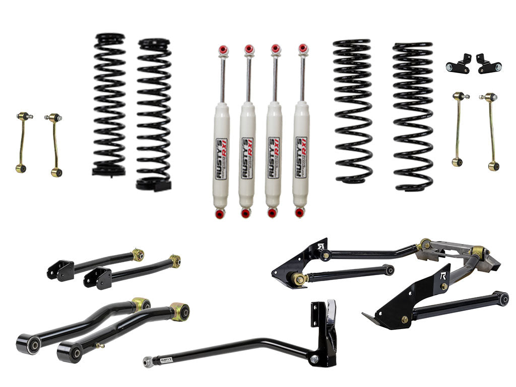 Rusty's Off Road Products Rusty's JT Gladiator 2" Advanced Kit with Triangulated Rear 4 Link