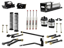 Load image into Gallery viewer, Rusty's Off Road Products Adjustable Control Arms with Forged Flex Ends - (SKU: RC-CA411HC-JLJT / RC-CA421-JLJT  / RC-CA412-JT  /  RC-CA422-JT) / RX100 Series (SKU: R-118 / R-111) / 2018 - 2023 Gasoline Engine Rusty's JT Gladiator 4" Overland Advanced Kit with Rear Air Bags
