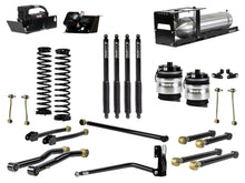 Load image into Gallery viewer, Rusty's Off Road Products Adjustable Control Arms with Forged Flex Ends - (SKU: RC-CA411HC-JLJT / RC-CA421-JLJT  / RC-CA412-JT  /  RC-CA422-JT) / RX800 Series (SKU: R-878 / R-888) / 2018 - 2023 Gasoline Engine Rusty's JT Gladiator 4" Overland Advanced Kit with Rear Air Bags
