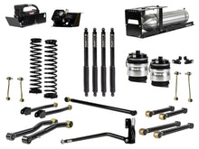 Load image into Gallery viewer, Rusty's Off Road Products Adjustable Control Arms with Forged Rubber Ends - (SKU: RC-CA211HC-JLJT / RC-CA421-JLJT  / RC-CA212-JT  /  RC-CA222-JT) / RX800 Series (SKU: R-878 / R-888) / 2018 - 2023 Gasoline Engine Rusty's JT Gladiator 4" Overland Advanced Kit with Rear Air Bags