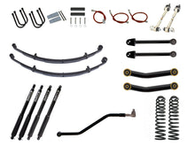 Load image into Gallery viewer, Rusty's Off Road Products RX800 Series (SKU: R-836 / R-813) / Fixed Length Upper and Lower Control Arms (SKU: RC-CA111-UV / RC-CA121-UV) / Dana 35 / Dana 44 (SKU: RC-UB-2) Rusty's XJ Cherokee 4.5" Advanced Kit