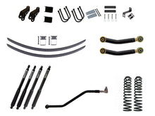 Load image into Gallery viewer, Rusty's Off Road Products RX800 Series (SKU: R-836 / R-813) / Adjustable Control Arms with Forged Flex Ends (SKU: RC-CA411-UV) / Dana 35 / Dana 44 (SKU: RC-UB-2) Rusty's XJ Cherokee 4.5" Add-A-Leaf Kit