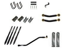 Load image into Gallery viewer, Rusty's Off Road Products RX800 Series (SKU: R-836 / R-811) / Adjustable Control Arms with Forged Rubber Ends (SKU: RC-CA211-UV) / Dana 35 / Dana 44 (SKU: RC-UB-2) Rusty's MJ Comanche 4.5" Spring-Over Kit