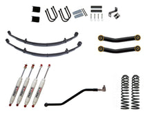 Load image into Gallery viewer, Rusty's Off Road Products RX100 Series (SKU: RX-36 / RX-13) / Fixed Lower Control Arms (SKU: RC-CA111-UV) / Dana 35 / Dana 44 (SKU: RC-UB-2) Rusty's XJ Cherokee 4.5" Spring Pack Kit