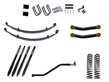 Load image into Gallery viewer, Rusty's Off Road Products RX800 Series (SKU: R-836 / R-811) / Fixed Lower Control Arms (SKU: RC-CA111-UV) / Dana 35 / Dana 44 (SKU: RC-UB-2) Rusty's MJ Comanche 4.5" Spring Pack Kit