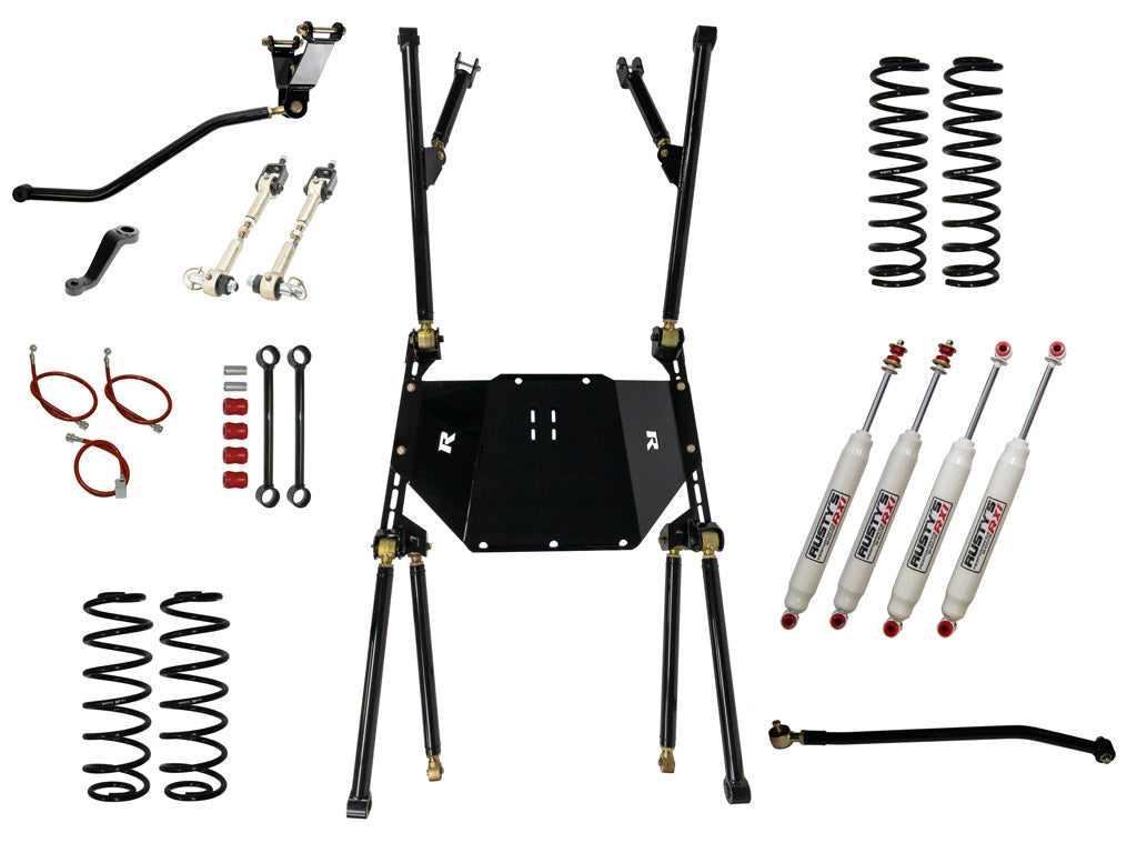 Rusty's Off Road Products RX100 Series (SKU: RX-36 / RX-13) / '97-'02 TJ Rusty's TJ Wrangler 4.5" Long Travel Kit