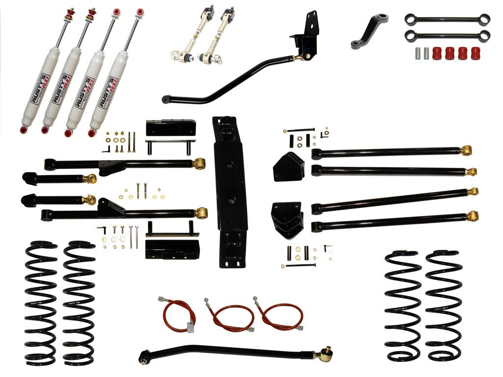 Rusty's Off Road Products RX100 Series (SKU: RX-16 / RX-11) / 1993-1995 Grand Cherokee Rusty's ZJ Grand Cherokee 5.5" Long Travel Kit