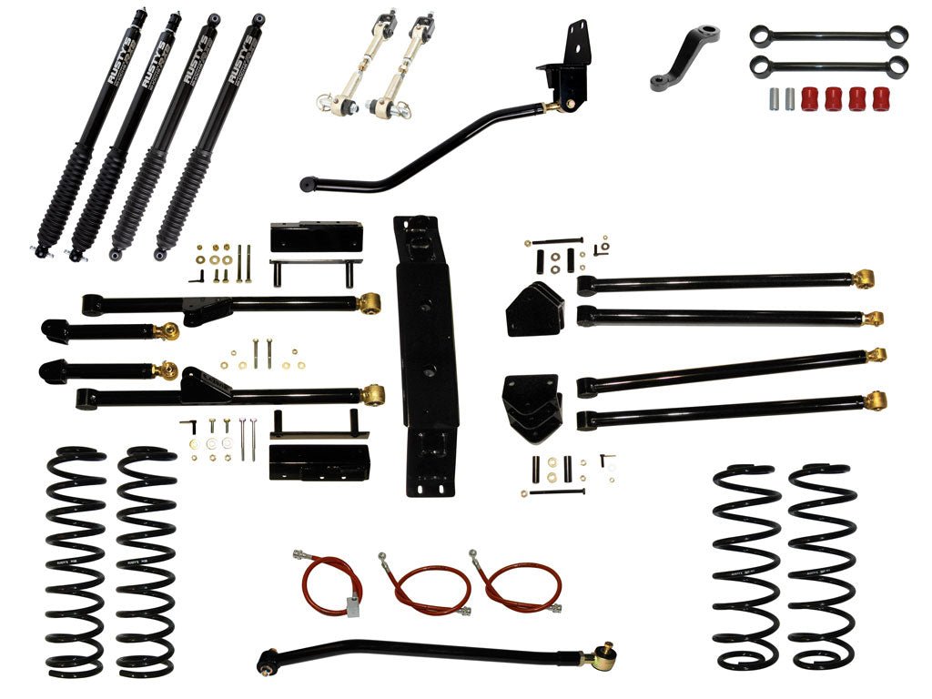 Rusty's Off Road Products RX800 Series (SKU: R-836 / R-813) / 1993-1995 Grand Cherokee Rusty's ZJ Grand Cherokee 5.5" Long Travel Kit