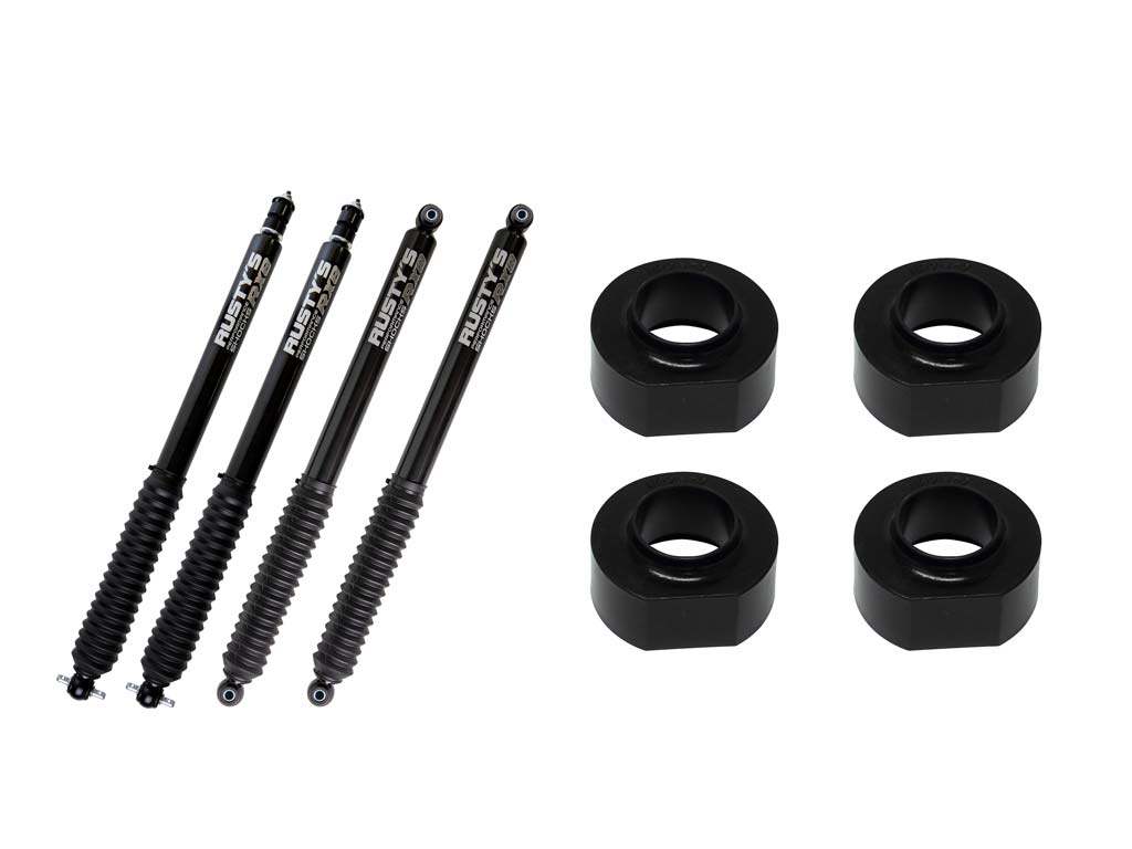 Rusty's Off Road Products RX800 Series (SKU: R-827 / R-826) Rusty's ZJ Grand Cherokee 2" Budget Kit