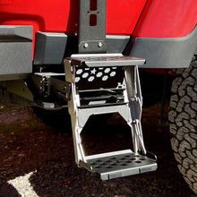 Load image into Gallery viewer, R-STEP 9 Inch Wide For 2020-2023 Jeep Gladiator Bed Step Attachment Brackets Driver Side Behind Rear Tire DIESEL MOTOR Rock Slide Engineering