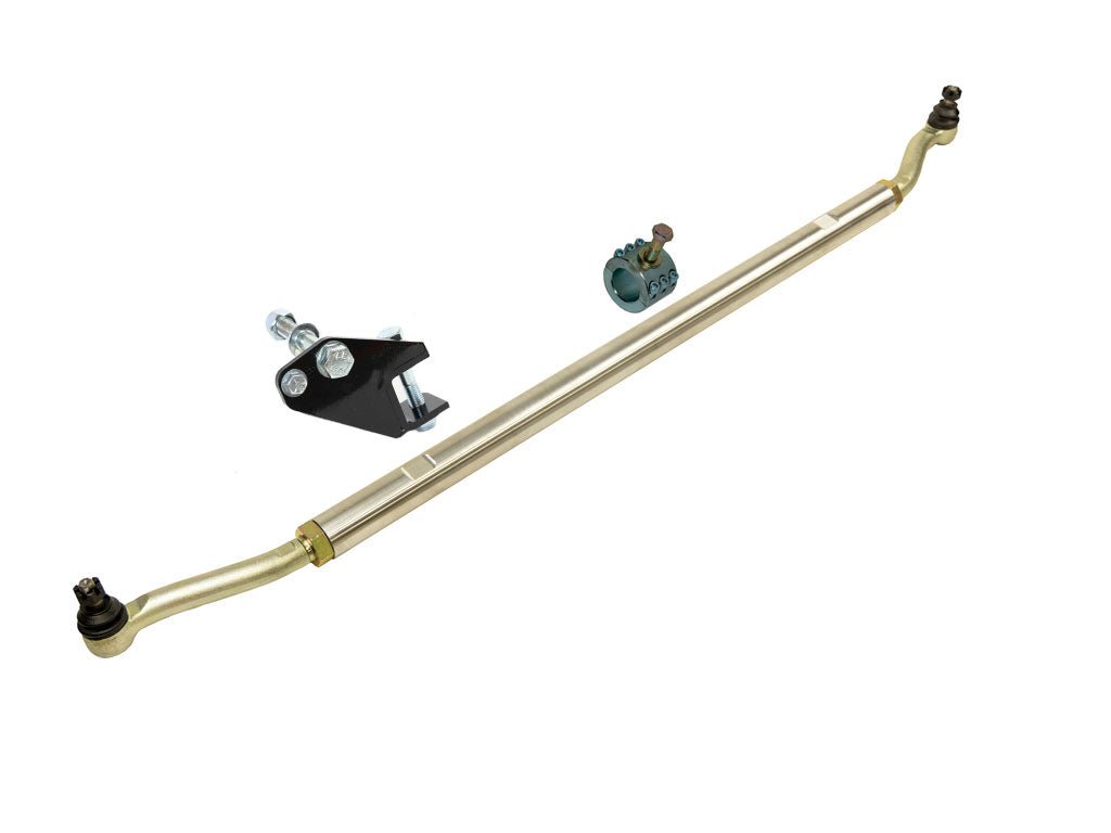 Rusty's Off Road Products Rubicon/Max Tow/Mojave/392 Models / Rusty's Clamp Style Steering Stabilizer Mounting Bracket Rusty's Aluminum HD Tie Rod Assembly - JL Wrangler / JT Gladiator