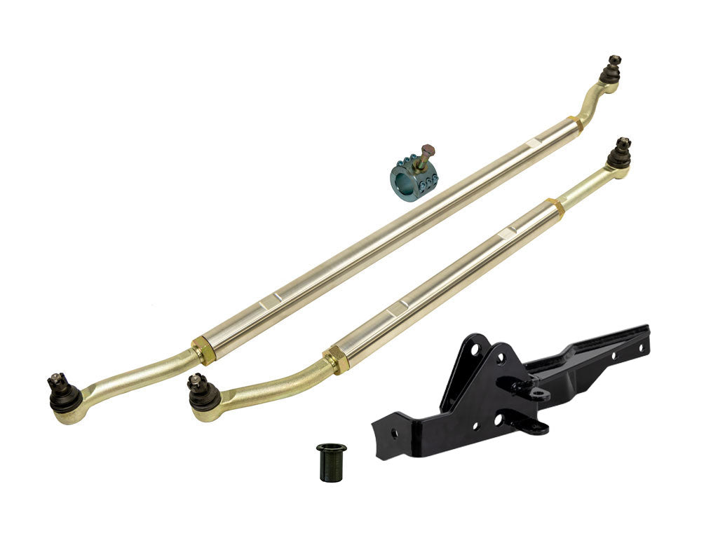 Rusty's Off Road Products Rusty's Aluminum HD Steering System - JL Wrangler / JT Gladiator - Drag Link Flip Configuration