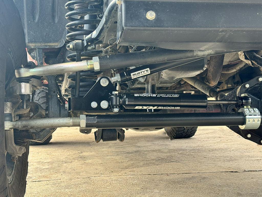 Rusty's Off Road Products Rusty's HD Steering System - JL Wrangler / JT Gladiator - Drag Link Flip Configuration
