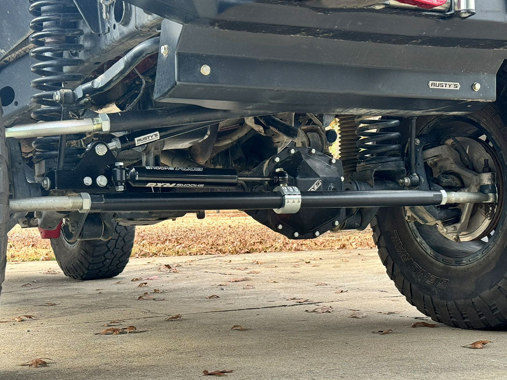Rusty's Off Road Products Rusty's HD Steering System - JL Wrangler / JT Gladiator - Drag Link Flip Configuration