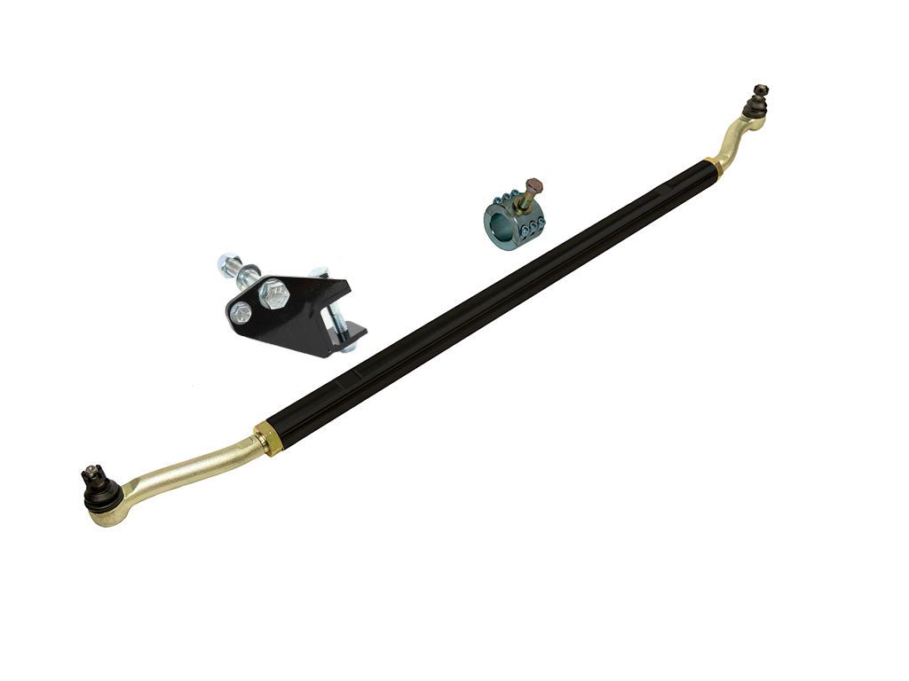 Rusty's Off Road Products Rubicon/Max Tow/Mojave/392 Models / Rusty's Clamp Style Steering Stabilizer Mounting Bracket Rusty's HD Tie Rod Assembly - JL Wrangler / JT Gladiator