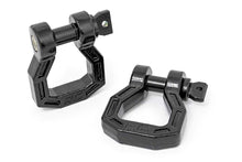 Load image into Gallery viewer, Forged D-Ring Set Black Pair Rough Country