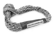 Load image into Gallery viewer, Soft Shackle Rope 7/16 Inch Diameter 34,000 LB Breaking Strength Gray Rough Country