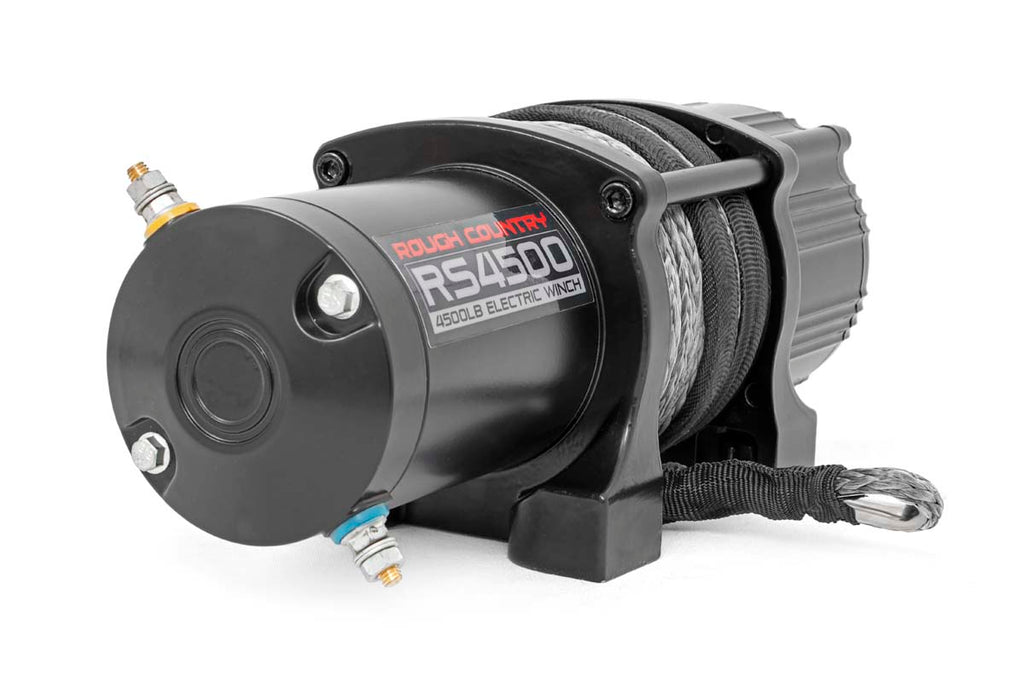 Rough Country Winches 4500 LB UTV/ATV Electric Winch w/Synthetic Rope Rough Country - RS4500S