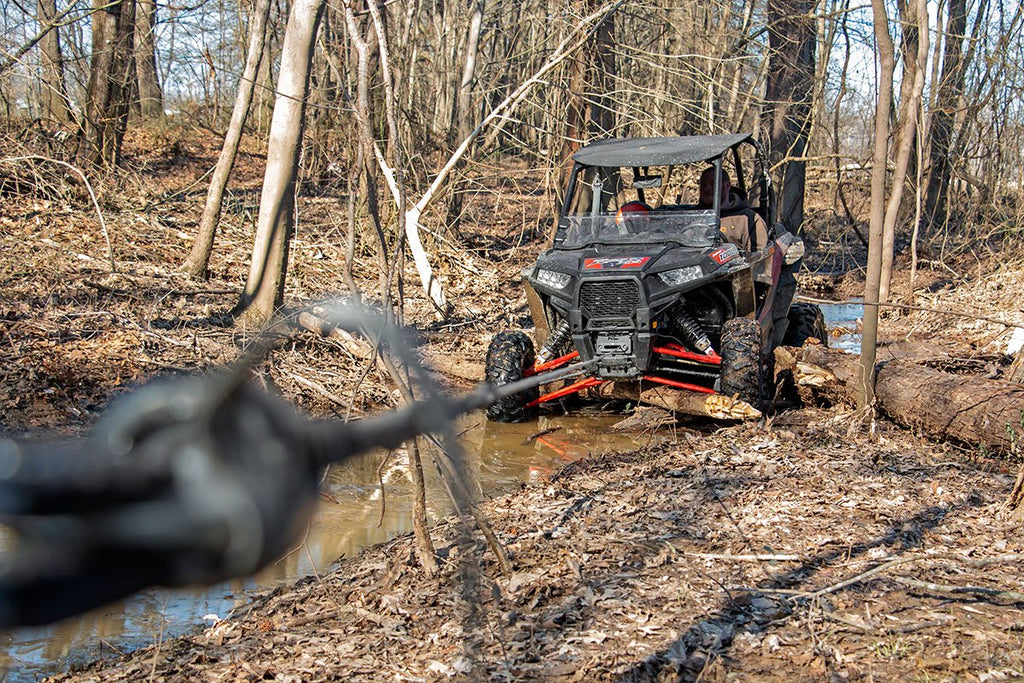 Rough Country Winches 4500 LB UTV/ATV Electric Winch w/Synthetic Rope Rough Country - RS4500S