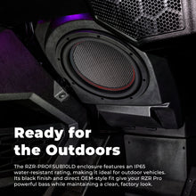 Load image into Gallery viewer, Polaris RZR Pro (2020–2024) Under-Dash 10” Subwoofer Enclosure – Loaded GEN-X10.4DCF | 600W RMS, Dual 4 Ohm | IP65 Water-Resistant