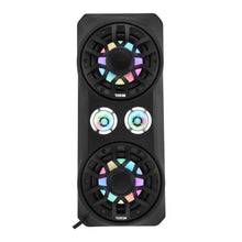 Load image into Gallery viewer, Polaris RZR Pro Waterfall Center Console Enclosure for 2020+ Models – Preloaded with 6.5" Speakers &amp; 2.3" Tweeters | Digital LED Lights
