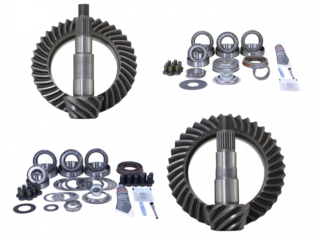 Revolution Gear & Axle Gear Packages Jeep TJ 2003-06 4.88 Ratio Gear Package (D44-D30) with Koyo Bearings Revolution Gear and Axle - Rev-TJ-D44-488-LATE-K
