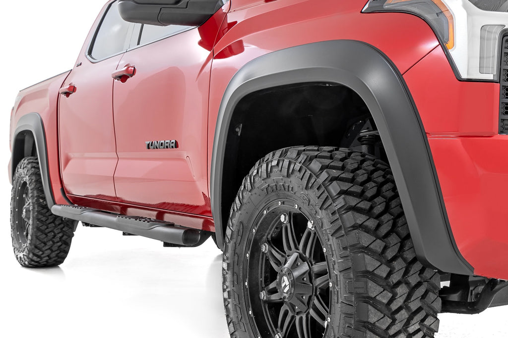 Sport Style Fender Flares Gloss Black Toyota Tundra 2WD/4WD (22-23) Rough Country