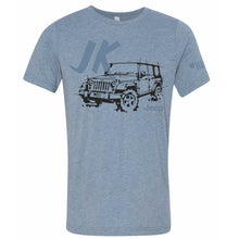 Load image into Gallery viewer, Mens T-Shirt Jeep® JK Wrangler - LDD Series - Triblend Lake Blue
