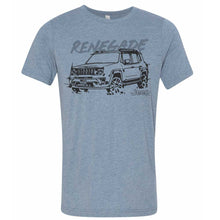 Load image into Gallery viewer, Mens T-Shirt Jeep® Renegade - LDD Series - Triblend Lake Blue
