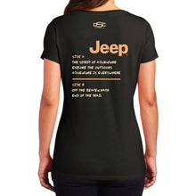 Load image into Gallery viewer, Ladies V-Neck - Jeep® Adventure Mixtape