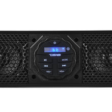 Load image into Gallery viewer, 24" Marine Sound Bar Speaker System, 6 Speakers 600 Watts, Bluetooth® v5.0, Rotating Control Panel