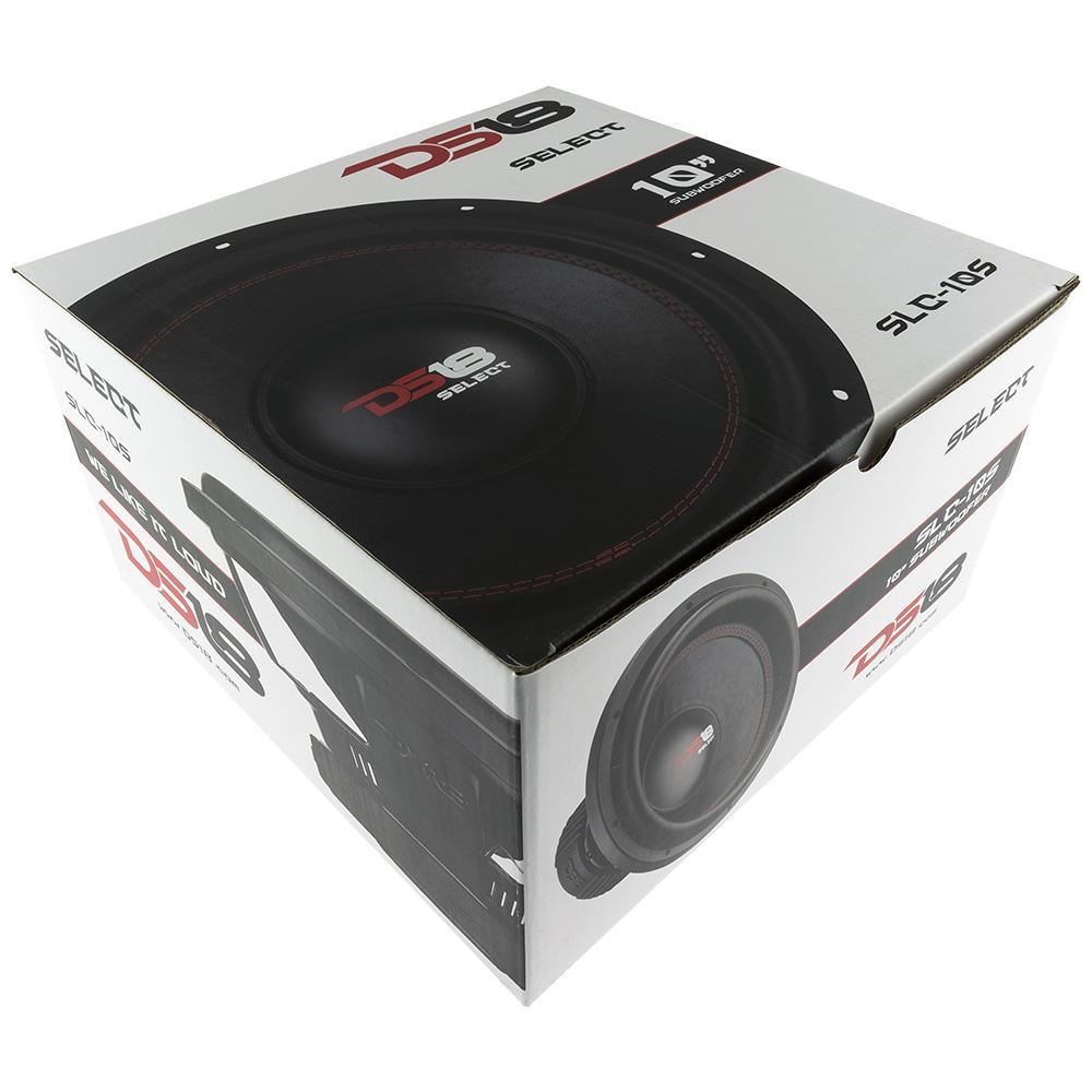 DS18 Subwoofer SELECT 10 Inch Subwoofer 440 Watts Svc 4-Ohm DS18 - SLC10S