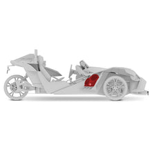 Load image into Gallery viewer, Polaris Slingshot Front Fender Dual 8" Speaker Pods With Digital LED Lighting